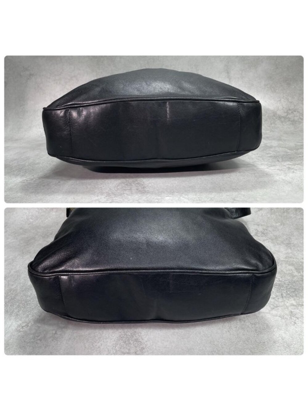 Gucci Shoulder Bag 2-Way Bamboo Black Leather - Picture 8 of 10
